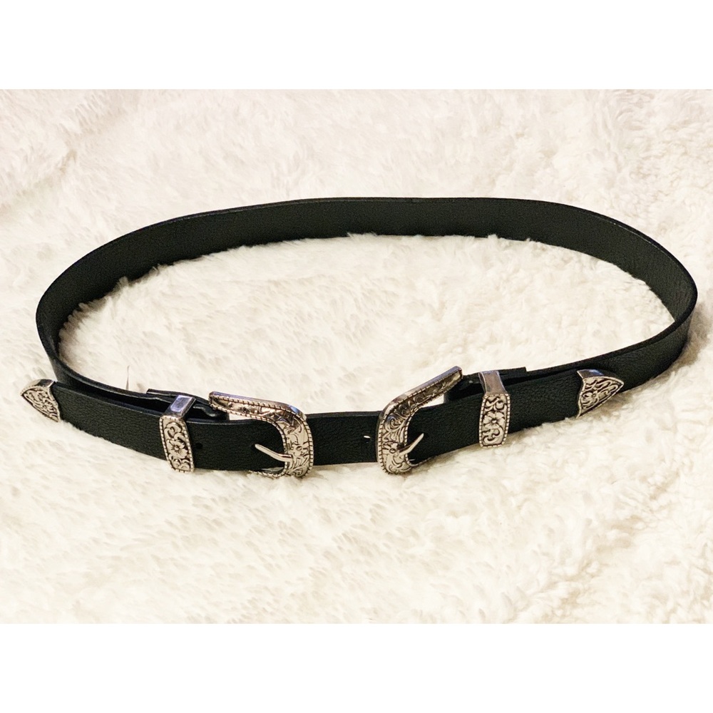 Western Design - Black Waist Belt